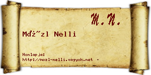 Mözl Nelli névjegykártya